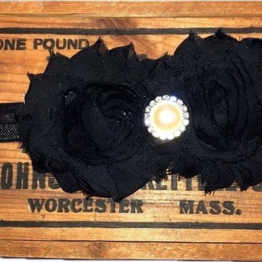 New Black headband for baby girl